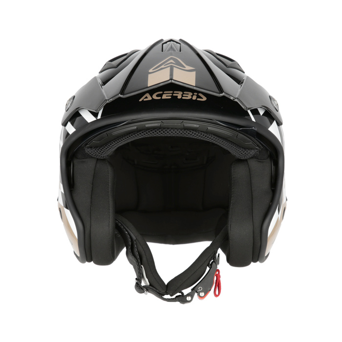 Kask Acerbis JET ARIA homologation 22-06 SPORT Skuter Trial biał-czerw-nieb