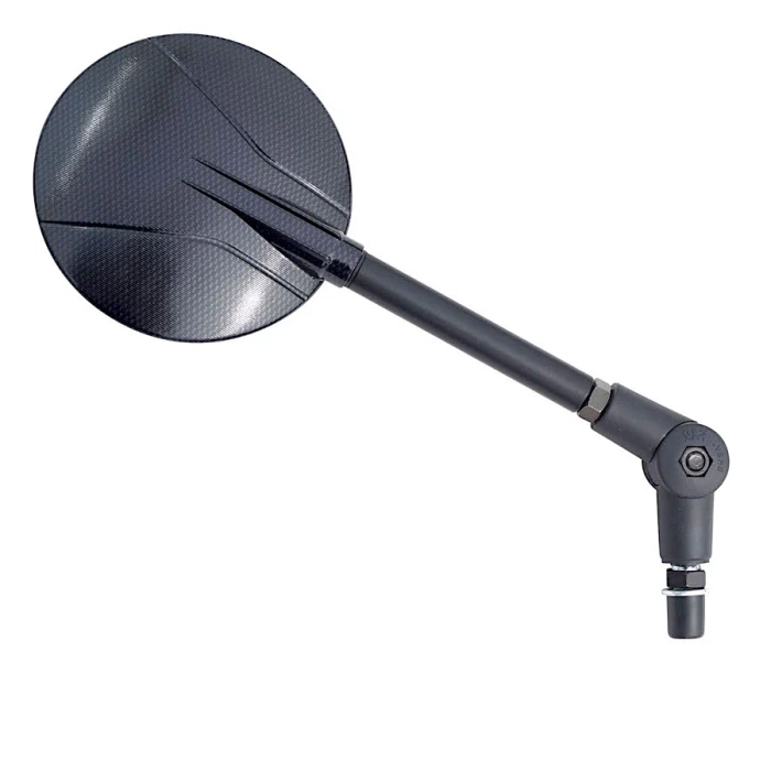 Set 2x FAR folding mirror for motorcycles, anti-glare, carbon right/left