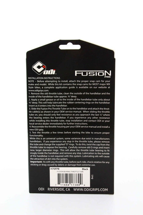 ODI GasGriff Rollgas Fusion PRO Stop 6061 mit innerem abgedichtetem Lager