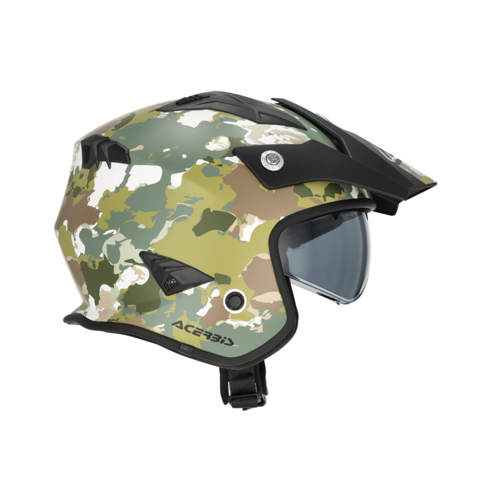 Kask Acerbis JET ARIA homologation 22-06 SPORT Skuter Trial biał-czerw-nieb