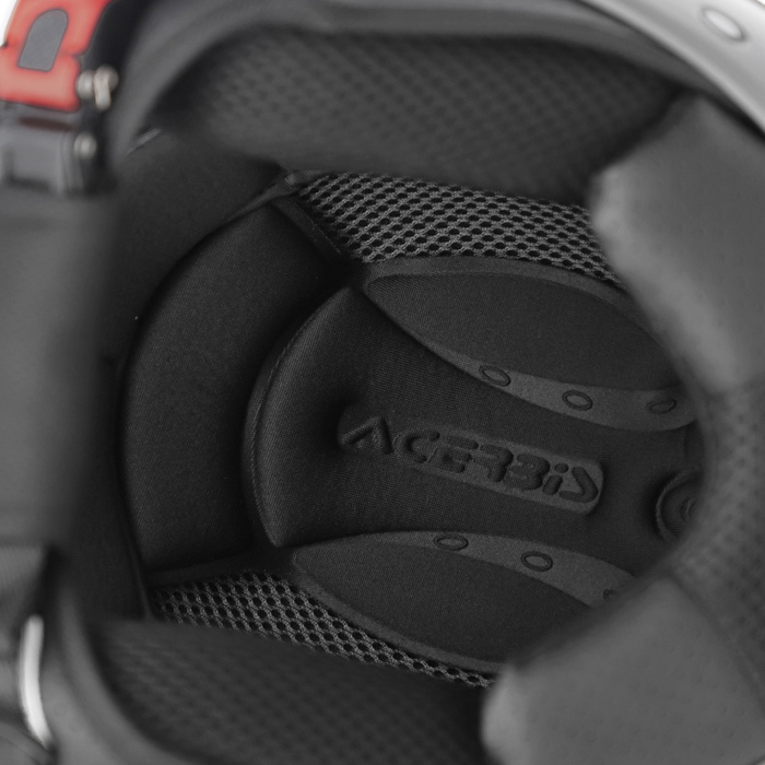 Acerbis Kask Jet Brezza Ciemny szary Skuter Trial