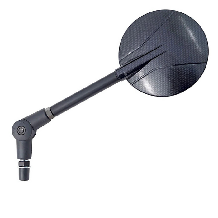 FAR folding mirror for motorcycles, anti-glare, carbon right/left