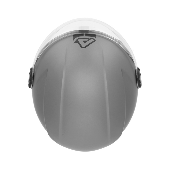 Acerbis Kask Jet Brezza Ciemny szary Skuter Trial