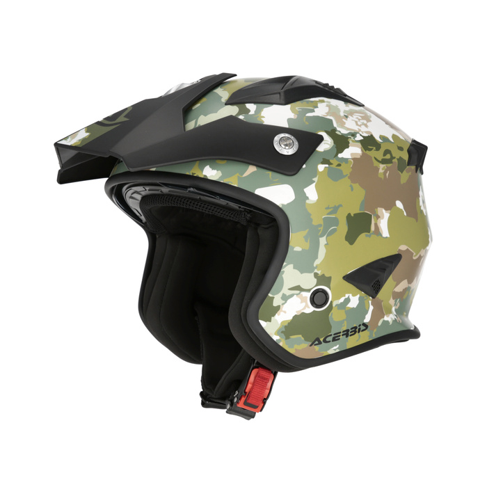 Kask Acerbis JET ARIA homologation 22-06 SPORT Skuter Trial biał-czerw-nieb