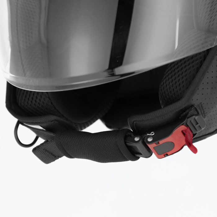 Acerbis Kask Jet Brezza Ciemny szary Skuter Trial